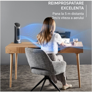 Rowenta Eole Compact VU6220F0, Turn, 11 W, Albastru/Negru