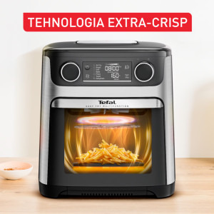 Tefal Friteuza cu aer cald Easy Fry Multifunction FW556DE0, 1800W, 15L, Argintiu/Negru