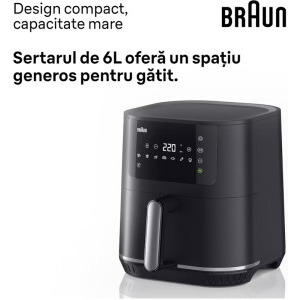 Braun Friteuza cu aer cald MultiFry 5 HF5030, 1700W, 6L, Negru