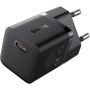 Incarcator retea Baseus GaN5 Mini, 1x USB-C, Quick Charge 25 W, GaN, Black