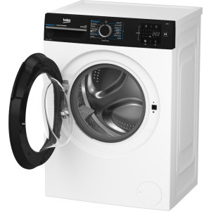 Beko BM3WFU37213WBPB, Slim, 7 kg, 1200 RPM, Clasa A, ProSmart Inverter, EnergySpin, AquaWave, Alb