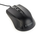 Mouse Gembird MUS-4B-01L Wired Black