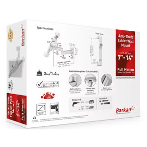 Barkan Suport tableta perete T72VL 7-14 inch