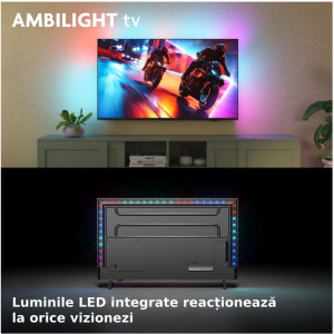 Philips Smart TV 55MLED920/12 Seria MLED920/12 139cm 4K UHD HDR Ambilight pe 3 laturi
