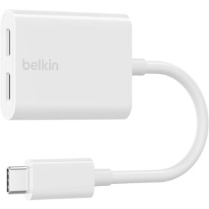 Hub USB Belkin USB-C la 2x USB-C, White