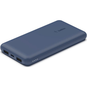Baterie externa Belkin BoostCharge 10000 mAh, 2x USB, 1x USB-C, Blue