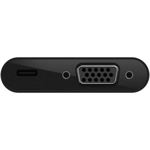 Belkin 1x USB Tip C Male - 1x VGA Female, 1x USB Tip C Female PD 60W, negru