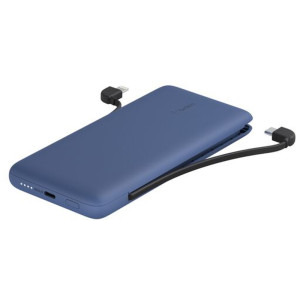 Belkin BoostCharge Plus 10000 mAh, 1x USB-C, 1x Lightning, Blue