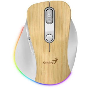 Mouse Genius Ergo 9000S Pro Bluetooth & Wireless Grey/Wood