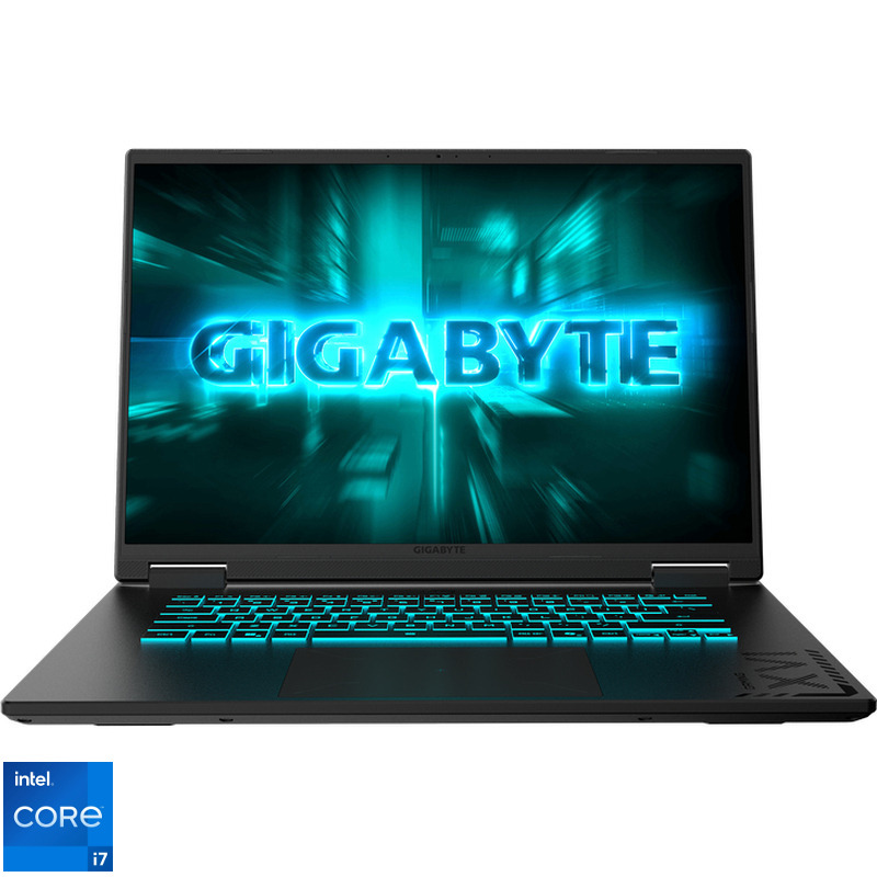 Laptop GIGABYTE Gaming 16'' A16 CMH, WUXGA 165Hz, Procesor Intel® Core™ i7-13620H (24M Cache, up to 4.90 GHz), 16GB DDR5, 1TB SSD, GeForce RTX 4050 6GB, No OS, Black Steel