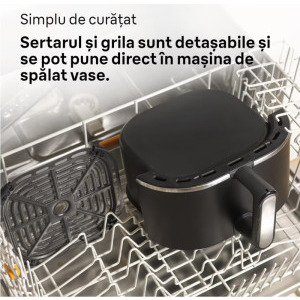 Braun Friteuza cu aer cald MultiFry 5 HF5075, 2000W, 6L, Negru