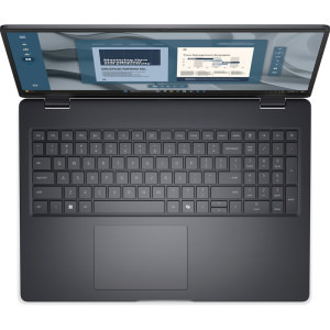 DELL 16'' Pro 16 PC16255, FHD+, Procesor AMD Ryzen™ 5 220 (16M Cache, up to 4.9 GHz), 8GB DDR5, 512GB SSD, AMD Radeon 740M, Win 11 Pro, Magnetite, 3Yr ProSupport