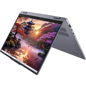 Lenovo 16'' IdeaPad 5 2-in-1 16AKP10, WUXGA IPS Touch, Procesor AMD Ryzen™ Al 7 350 (16M Cache, up to 5.0 GHz), 16GB LPDDR5X, 1TB SSD, AMD Radeon 860M, No OS, Luna Grey