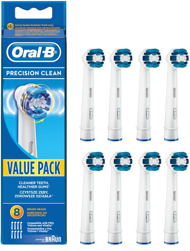 Oral-B Rezerva periuta de dinti electrica Precision Clean EB20, 8 buc