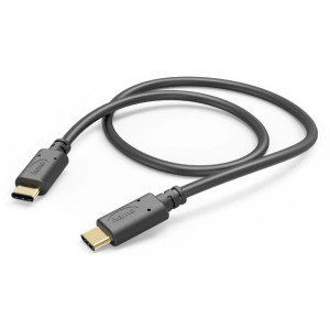 Cablu de date / adaptor Hama USB-C Male la USB-C Male, 60 W, 0.5 m, Black