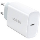 Incarcator retea Ugreen CD127, 1x USB-C, Quick Charge 3.0 30 W, White