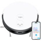 Aspirator robot TP-LINK Tapo RV20, Li-Ion 2600 mAh, 2700Pa, 0.4L, Alb/Negru