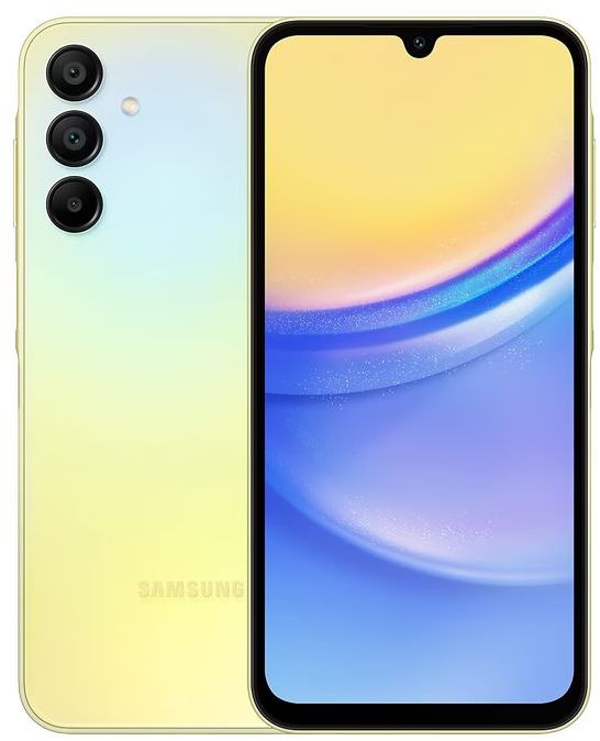 Smartphone Samsung Galaxy A15, 4G, 128GB, 4GB RAM, Dual SIM, 4-Camere, Lime Yellow