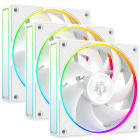 Ventilator ID-Cooling AF-127 White ARGB 120mm Three Fan Pack