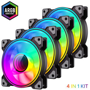 Gamemax DRH400 ARGB 120mm Four Fan Pack
