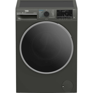 Masina de spalat rufe cu uscator Beko B5DFT510442M, Spalare 10 kg, Uscare 6 kg, Clasa A, 1400 RPM, ProSmart Inverter, SteamCure, UltraFast, AddXtra, Gri