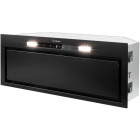 Hota incorporabila Turbionaire integrata TH75RCB, Putere de absorbtie 800 m3/h, Clasa A++, Aspiratie perimetrala, Touch Control, Telecomanda, Iluminare LED, 75 cm, Negru