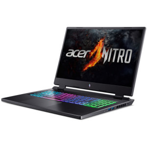 Acer Gaming 17.3'' Nitro 17 AN17-42, FHD IPS 165Hz, Procesor AMD Ryzen™ 7 8845HS (16M Cache, up to 5.10 GHz), 16GB DDR5, 512GB SSD, GeForce RTX 4060 8GB, No OS, Obsidian Black