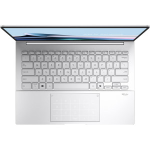 ASUS 14'' Zenbook 14 OLED UX3405CA, 3K 120Hz, Procesor Intel® Core™ Ultra 9 285H (24M Cache, up to 5.40 GHz), 32GB LPDDR5X, 1TB SSD, Intel Arc 140T, Win 11 Pro, Foggy Silver