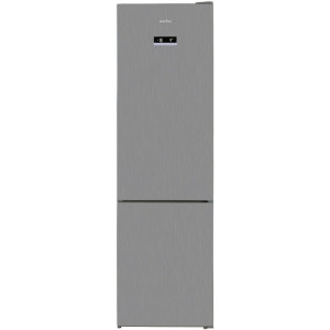 Combina frigorifica Arctic AK60406E40NFMT, 362 L, Full NoFrost, Blue Tech, Air Flow Dual Tech, Fast Freeze Zone, Display, Clasa E, 202 cm, Argintiu