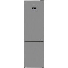 Combina frigorifica Arctic AK60406E40NFMT, 362 L, Full NoFrost, Blue Tech, Air Flow Dual Tech, Fast Freeze Zone, Display, Clasa E, 202 cm, Argintiu