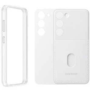 Samsung Capac protectie spate Frame White pentru Galaxy S23 (S911)