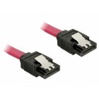 DeLOCK SATA-III Female - SATA-III Female, 0.3m, rosu