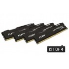 HyperX Fury Black 16GB DDR4 2400MHz CL15 Quad Channel Kit