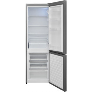 Heinner HC-VS268SF+, 268 L, Clasa F, Iluminare LED, Less Frost, Congelare rapida, 170 cm, Argintiu