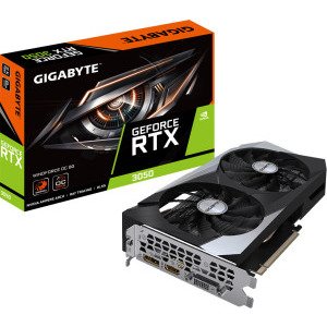 GIGABYTE GeForce RTX 3050 WINDFORCE OC 8GB GDDR6 128-bit