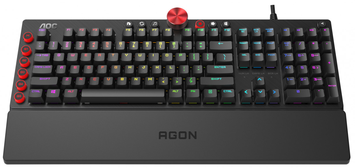 Tastatura Gaming AOC GK700 Cherry MX Red Mecanica
