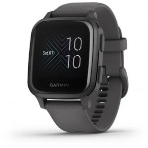Garmin Venu Sq, aluminiu gri, curea silicon gri