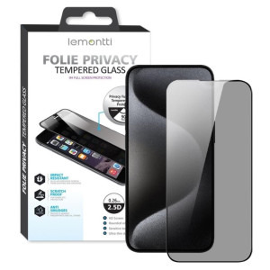 Lemontti Sticla Privacy Full Fit pentru Galaxy S25 Plus Black