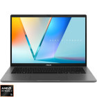 Laptop ASUS 14'' Vivobook S14 M3407KA, WUXGA OLED, Procesor AMD Ryzen™ AI 5 330 (8M Cache, up to 4.50 GHz), 16GB DDR5, 512GB SSD, AMD Radeon 820M, No OS, Matte Gray
