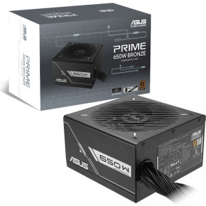 ASUS PRIME-650B-BLACK, 80+ Bronze, 650W, Black