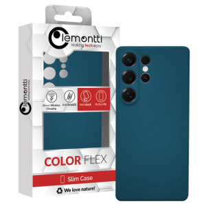 Lemontti Capac protectie spate Silicon Silky Blue pentru Galaxy S25 Ultra