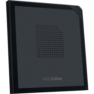 ASUS ZenDrive V1M DVD writer extern 8X, suport M-DISC, Nero BackItUp, E-Green, Negru