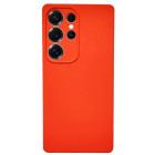 Lemontti Capac protectie spate Silicon Soft Slim Orange pentru Galaxy S25 Ultra