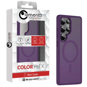 Lemontti Capac protectie spate EliteGuard Magnetic Purple pentru Galaxy S25 Ultra