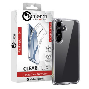 Lemontti Capac protectie spate Silicon Transparent pentru Galaxy S25