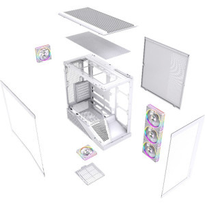 Gaming GREUCEANU Legendar Ultimate Alb, AMD Ryzen 9 9950X3D 4.3GHz, 64GB DDR5, 4 TB SSD, RTX 5090 32GB GDDR7, Iluminare RGB, Windows 11 Home (Game Ready)