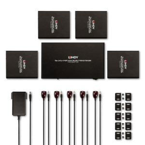 LINDY Splitter HDMI 4K60, 1x HDMI Female - 4x HDMI Female