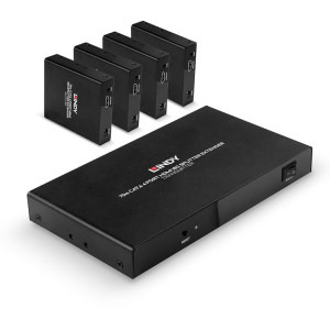 LINDY Splitter HDMI 4K60, 1x HDMI Female - 4x HDMI Female