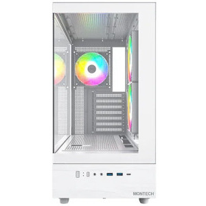 Gaming BALAUR Epic Hyper Alb, Intel i7-12700F 2.1GHz, 32GB DDR5, 1TB SSD, RX 9060 XT 16GB DDR6, Iluminare RGB