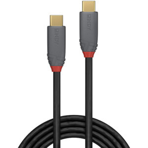 LINDY USB Male la USB-C Male, 5m, Black